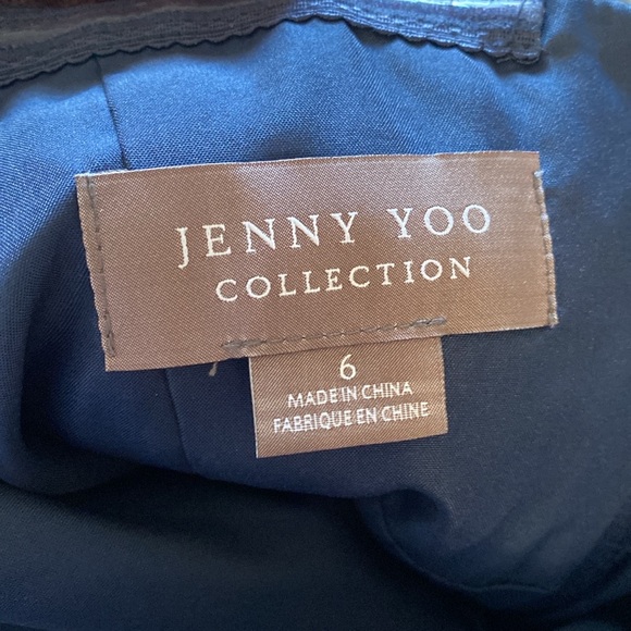 Jenny Woo Collection Navy Blue Annabelle Convertible Bridesmaid Dress. Size 6 - Picture 7 of 7